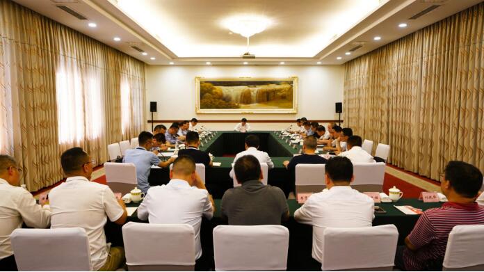 壹定发集团班子实地督导金牛宾馆改（扩）建工程