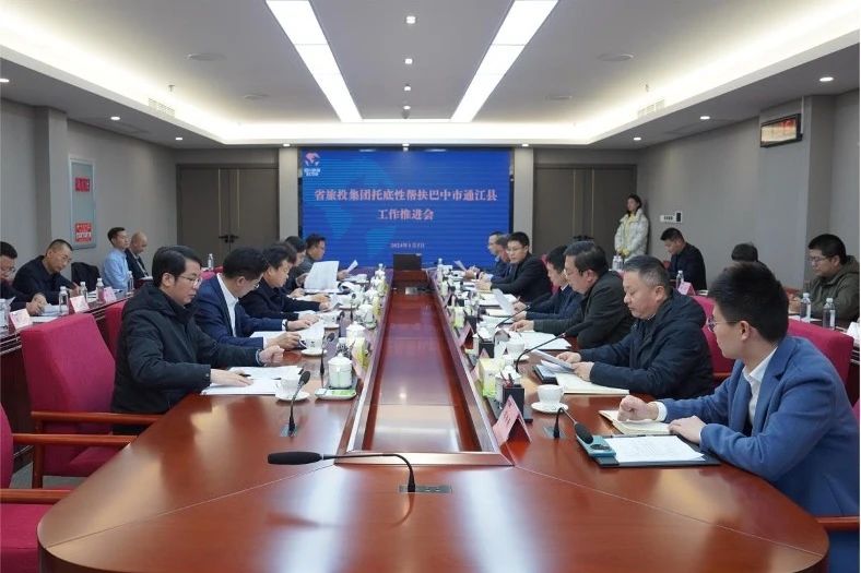 省壹定发集团召开托底性助扶巴中市通江县工作推动会