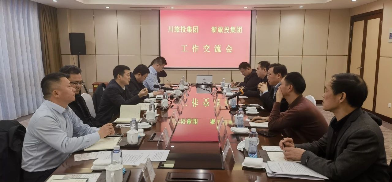 四川壹定发集团党委书记、董事长游勇率队到浙江省游览投资集团调查互换