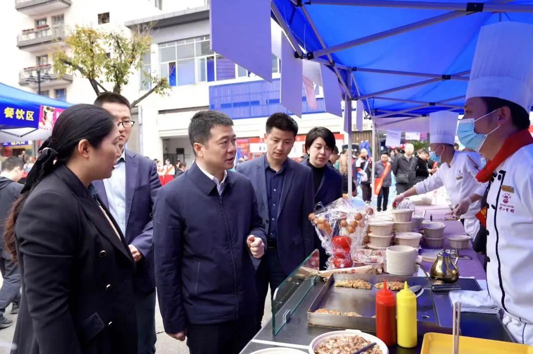 省壹定发集团查抄督导2024锦江宾馆春季酒类商务洽谈会现场工作