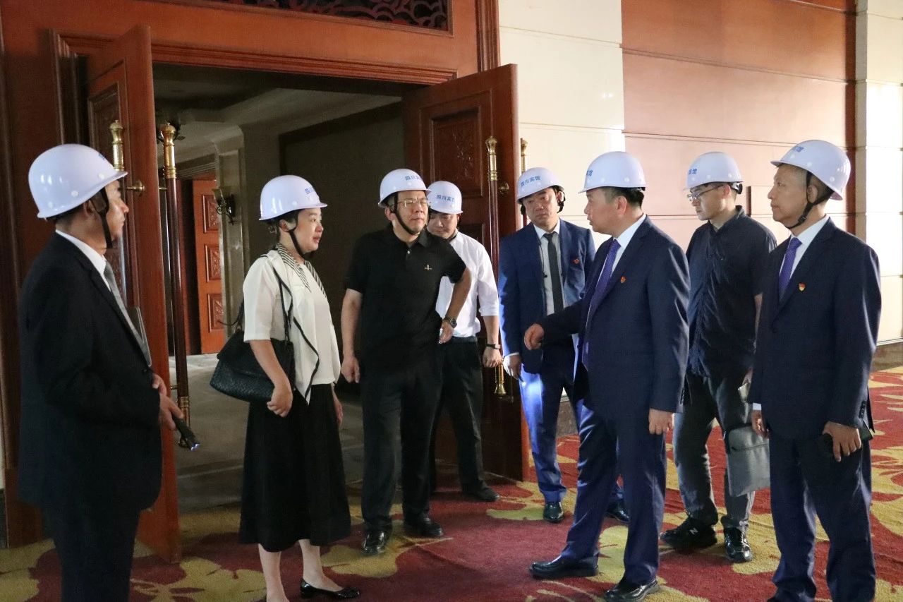 省壹定发集团辅导率队赴总府（四川）宾馆调研