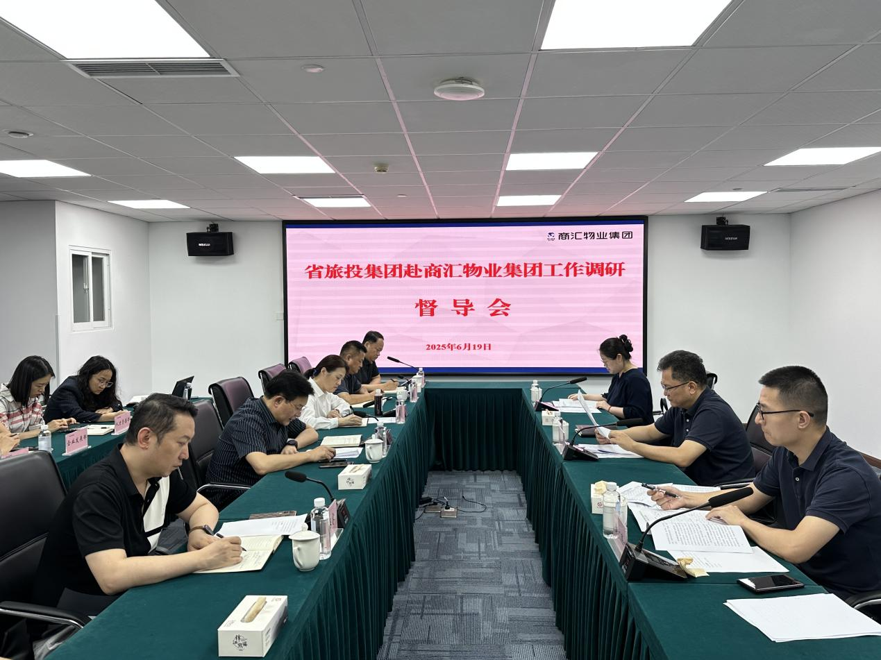 集团副总经理汪宏带队督导商汇物业集团及壹定发航旅公司鼎新深入提升行动